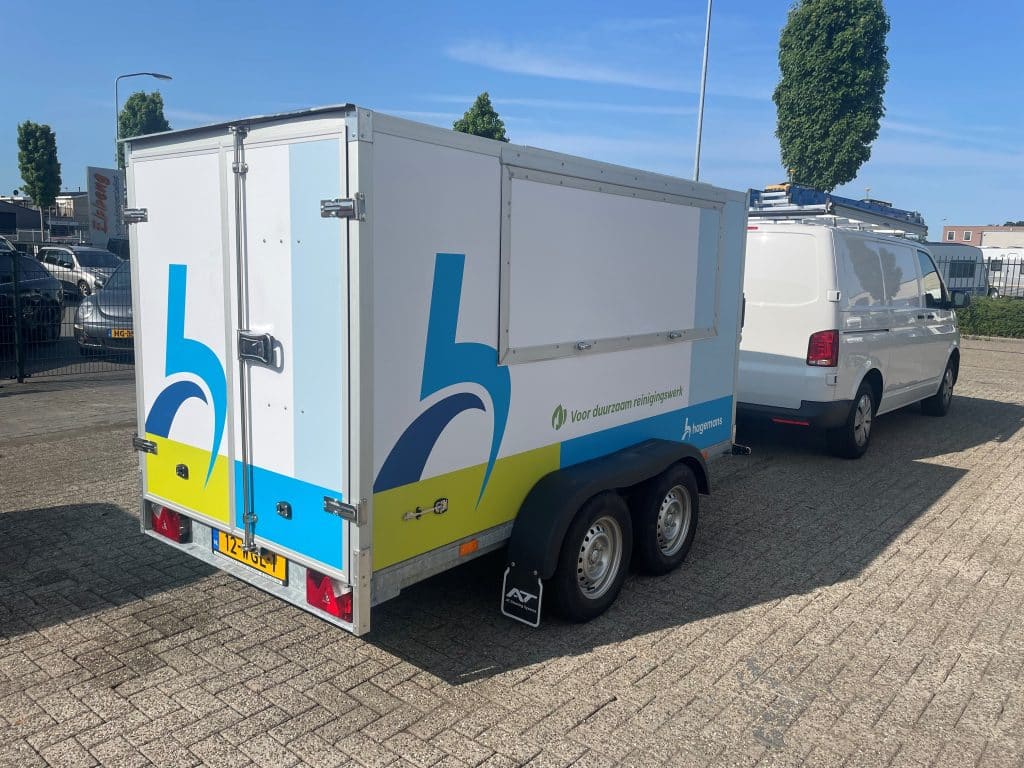 hogedruktrailer gevelreiniging